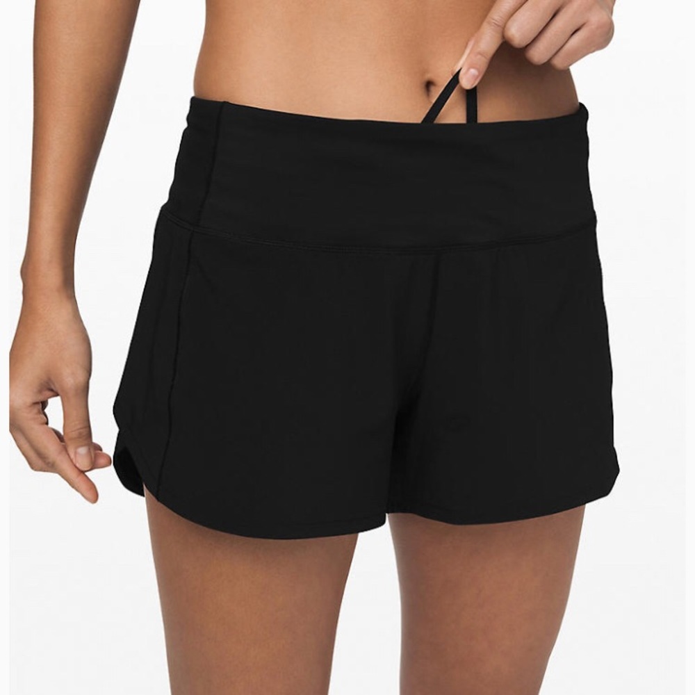 lulu lemon 4” speed up shorts